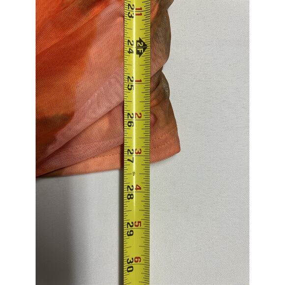 Strapless Chiffon Mini Dress Size Medium Cut Out Rhinestones Club Bodycon - Picture 10 of 10